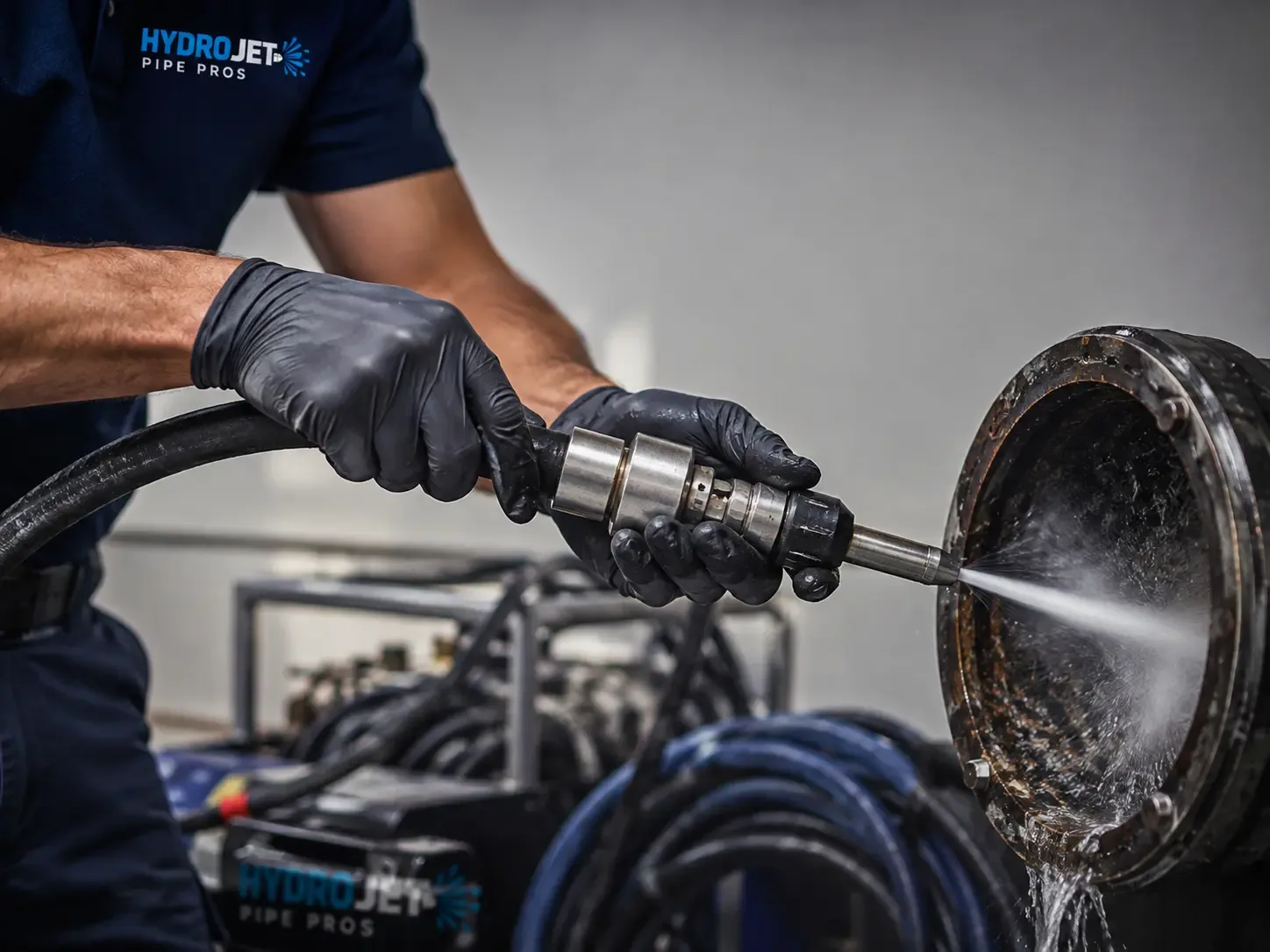 Hydro Jet Pipe Descaling in El Indio, TX